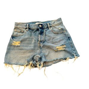 Distressed Denim Shorts PacSun
